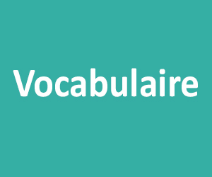 Vocabulaire CE1 - CE2