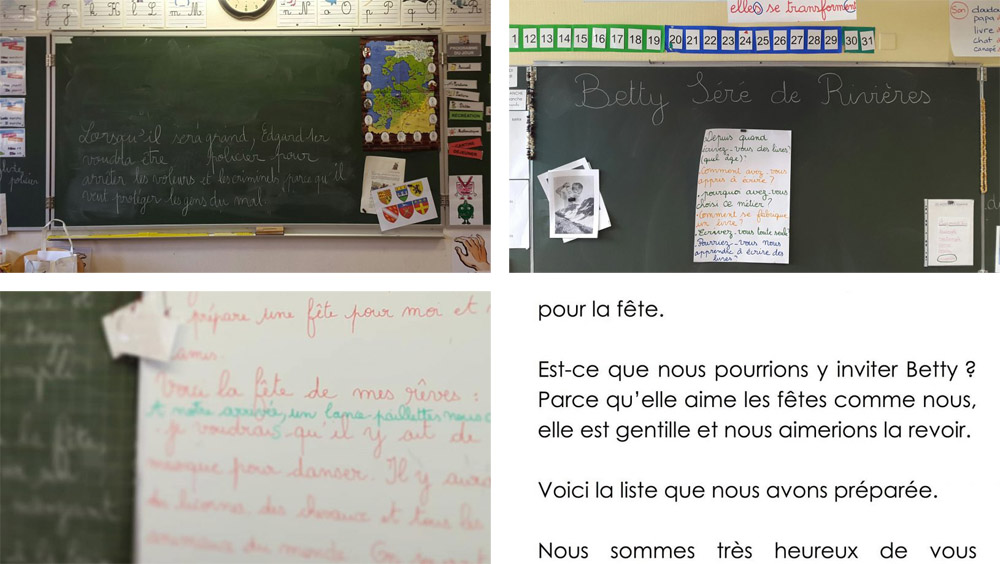 Questions des enfants à Betty de Séré de Rivières